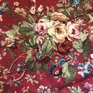 COPY - CHAPS King-Floral 100% cotton comforter and shams